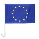 AZ FLAG Otomobil bayrağı Avrupa Birliği 45 x 30 cm - Avrupa otomobil bayrağı, 30 x 45 cm, araba bayrağı