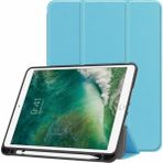 AZC iPad Pro 11 Inç 3. Nesil 2021 Kılıf Smart Cover Kalem Bölmeli Standlı Arkası Silikon Coverfc - Turkuaz