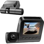 Azdome V600 Çift Kameralı Araç Içi Kamera 2.4” IPS Ekran, Su Geçirmez Arka Kamera, Geniş Açı, Gece Görüşü, G-Sensör, 24 Saat Park Modu, (Xiaomi Ecosystem Company)