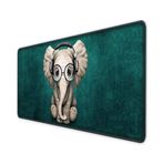 Azemax 70x30 cm Fil Resimli Kaydırmaz Taban Oyuncu Mouse Pad