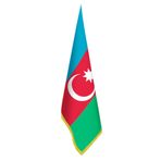 Azerbaycan Bayrağı -Ofis-Makam-Toplantı Odaları - Saçaklı Makam Bayrağı