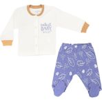 Aziz Bebe 2'li Bebek Takımı 002169 - 3 - 6 Ay - Mor