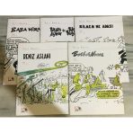 Aziz Nesin Çizgi Roman - Baba Mirası-Bayan Aynur İle Bay Buyur-Bilmem Ne Adası-Deniz Aslanı-Berber Nonoş ( 5 Adet) (Sahafiye Kitap)