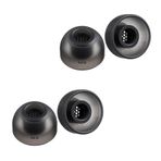 AZLA SednaEarfit MAX TWS 6 – Kablosuz kulaklık için yedek kulak tıkacı – Gürültü azaltan silikon kulak tıkacı – Sony, Samsung, Sennheiser ve Devialet (Dark Gray, MS) ile uyumlu başlıklar