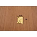 Azm Hırdavat Çeyiz Süs Sandıkları Için Menteşe (3 Cm) 10 Adet Altın ( Sarı ) - yok