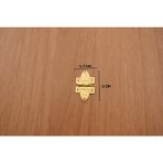 Azm Hırdavat Çeyiz Süs Sandıkları Için Menteşe (3 Cm) Yonca 10 Adet Altın ( Sarı ) - yok