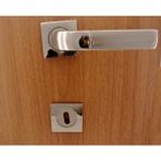 Azm Hırdavat Eros Nikel Saten Rozetli Kapı Kolu Wc