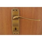 Azm Hırdavat Venüs Antik Aynalı Kapı Kolu Yale - 24x4,5 Cm