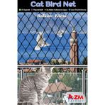 Azmtürkiye Kedi Balkon Filesi 2,5x6m – UV Dayanıklı Siyah File, Kedi ve Kuş Önleme Ağı (Montaj Seti Hariç)