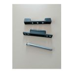 AZRAYAPI Antrasit Gri 90 mm Pvc Pimapen Kapı Menteşesi (30 Adet)