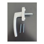 AZRAYAPI Pvc Pimapen Pencereler için Alüminyum Pencere Kolu Beyaz (5 Adet)