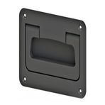 AZRAYAPI Sert Plastik Yaylı Kulp Çelik Pim Siyah