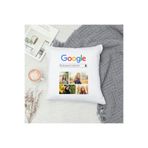 Azresa Kişiye Özel Google Tasarımlı Yastık 40x40 – Elyaf Dolgulu Hediye (Öğretmen, Anne, Sevgili, Arkadaş)