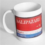 Azresa Samsun Salıpazarı Sokak Tabelası Baskılı Kupa Bardak