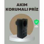 Azrlya Akıllı Akım Dengelemeli Priz 2500W 4 USB Type C Çıkışlı - Lisinya