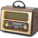 Azrlya Bluetooth Fm Nostaljik Hoparlör USB Tf - Kahverengi RXBT88