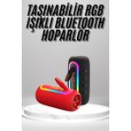 Azrlya Bluetooth Hoparlör Uzun Pil Ömrü Taşınabilir Yüksek Ses Kaliteli - Lisinya