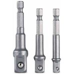 Azrlya Hex Plus Lokma Adaptörü 3 Parça Set 1/4-3/8-1/2 mm DMX4712