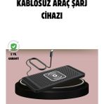 Azrlya Manyetik Kablosuz Araç Şarj Cihazı – Hızlı Şarj, Kaymaz Taban, Güvenli Kullanım - Lisinya