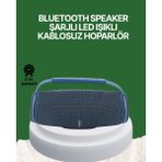 Azrlya Net Stereo Ses Sunan Ipx5 Su Geçirmez Bluetooth Hoparlör - Lisinya