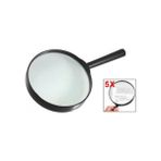 Azrlya -Plastik Siyah Yuvarlak Kolu 100MM Dia Büyüteç 5x Büyüteç ( Lisinya )