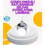 Azrlya Solar Enerjili Katlanabilir LED Kamp ve Bahçe Lambası - Lisinya