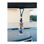 Azrua Cam Şişe Araba Ayna Süsü Araba Nazarlık Nazar Koruması 1 Adet