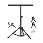 AZT 70x100cm Fon Perde Tutucu PVC Background Backdrop Çekim Standı T Stand Bar + Mini Tripod