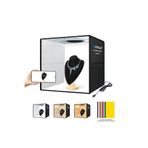 AZT Puluz PU5041B Ring Ledli 40X40CM 12 Fonlu Çantalı Fotograf Ürün Çekim Çadırı Kutusu Light Box
