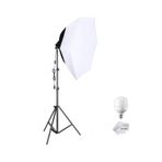 AZT Youtube , Vlog , Tiktok vb Canlı Yayın için 70cm Octagon Softbox 65w Ampullü Led Sürekli Işık