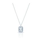 Azuris Silver Azuris 925 Ayar Gümüş Baget Taşlı Kolye