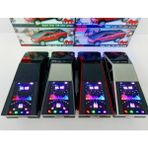 Azurtech 2025 Yeni WS-580 Tesla Cyberpickup Kablosuz Bluetooth Hoparlör Rgb Araba Işıkları Model Araba Dj Hoparlör Dinamik Renkli Ekran Işıkları - Koyu Gri
