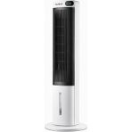 Azurtech 40” Sulu Soğutucu Kule Tipi Fan | 3l Su Tankı, Uzaktan Kumandalı, 3 Hız Kademeli, Sessiz, LED Ekranlı Evaporatif Hava Soğutucu - Beyaz