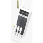 Azurtech Acl PB-20000 Mah Güneş Enerjisiyle Dolan Tüm Cihazlara Uyumlu Powerbank - Beyaz