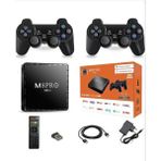 Azurtech Android 12 Game M8 Promini 10K UHD Retro Atari Joystick PS1ATARISEGA Çift Kişilik 10000 Oyun Konsolu - siyah
