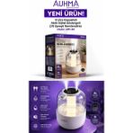 Azurtech Auhma Aph-08 4l Akıllı Nemlendirici Çift Sprey LCD Göstergeli Aromaterapi Ultrasonik Buhar Makinesi - Çok Renkli