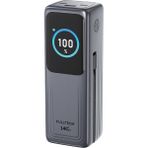 Azurtech FP34 140W 30.000MAH Akıllı Ekranlı Hızlı Şarj Powerbank | 2xusb-C & Dahili Kablo | 4 Cihaz Eşzamanlı Şarj - Siyah
