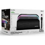 Azurtech Fulltech 135W Güçlü Bass Bluetooth Hoparlör | 8000MAH Batarya, Rgb Led, Mikrofon Destekli Taşınabilir Kablosuz Ses Sistemi - Siyah