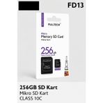 Azurtech Fulltech Micro Sd Hafıza Kartı Class 10 Yüksek Hızlı Mikro Sd Kart Adaptörlü - 256GB