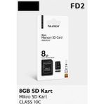 Azurtech Fulltech Micro Sd Hafıza Kartı Class 10 Yüksek Hızlı Mikro Sd Kart Adaptörlü - 8GB