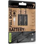 Azurtech Fulltech USB Type-C Şarjlı Ince Aaa Pil 1.5V | 1000+ Kez Şarj Edilebilir Lityum Pil | Kalem Pil (2’li - 2'li