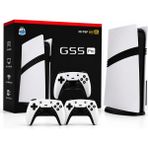 Azurtech Gs5 Pro Kablosuz Çift Kol Oyun Konsolu Uyumlu 4k-Hdmı 53 Emulatör 30000 Oyunlu 2.4g Gaming Atari - beyaz