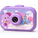 Azurtech Lf-Y6 Çocuklar Için Dijital Fotoğraf Makinesi Mor