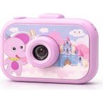 Azurtech Lf-Y6 Çocuklar Için Dijital Fotoğraf Makinesi Pembe
