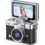 Azurtech Mini Dijital Kamera 720P Hd Flip Ekran Retro Ccd Çocuk Kamerası Taşınabilir Kamera - Siyah