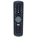 Azwok HT160824 Philips LED TV 65PUT6121 65PUS6121 32PFS5362 49PUS610112 65PUS6262 43PFS5301/12 43PFS530112 43PUH6101/8 için Uzaktan Kumanda Değiştirme 8 43PU. H610188 43PUS6101/12 43PUS610112