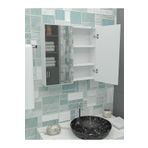 AZZURİ Furniture Lavabo Üstü Aynalı 2 Kapaklı Banyo Dolabı AZR-6015