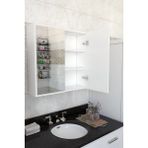 Azzuri Furniture Lavabo Üstü Aynalı 2 Kapaklı Banyo Dolabı AZR-606015 - Beyaz
