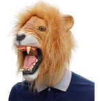 B 3D Hayvan Kral Maskeleri Cadılar Bayramı Masquerade Lateks Aslan Maskesi Yetişkin Tam Yüz Karnaval Doğum Günü Partisi Cosplay Kostüm Sahne Hediye (Yurt Dışından) - Renkli - Yok