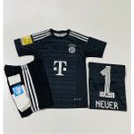 B.a.y.e.r.n/m.ü.n.i.h 2023/24 Yeni Sezon Manuel Neuer Kaleci Çocuk Forması 4'lü Set - 6 - 7 Yaş - Siyah